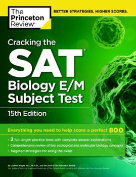 Paperback Cracking the SAT Biology E/M Subject Test Book