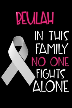 BEULAH In This Family No One Fights Alone: Personalized Name Notebook/Journal Gift For Women Fighting Lung Cancer. Cancer Survivor / Fighter Gift for the Warrior in your life Writing Poetry, Diary, Gr