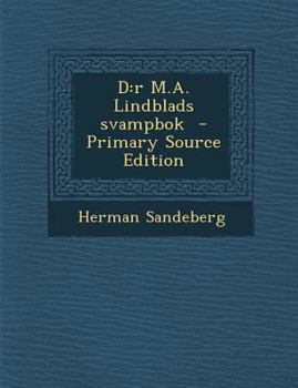Paperback D: R M.A. Lindblads Svampbok [Swedish] Book