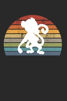 Affe �ffchen Notizbuch: Affe �ffchen Notizbuch f�r Liebhaber / Notizheft / Notizblock A5 (6x9in) Dotted Notebook / Punkteraster / 120 gepunktete Seiten