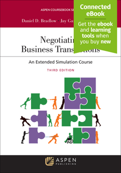 Paperback Negotiating Business Transactions: An Extended Simulation Course [Connected Ebook] Book