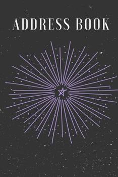 Paperback Stars Address Book: Addresses, Phone Numbers, Emails & Birthdays Book