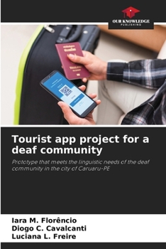 Paperback Tourist app project for a deaf community Book