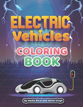 Paperback Electric Vehicles Coloring Book