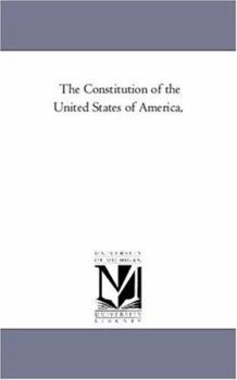 Paperback The Constitution of the United States of America, Book