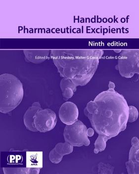 Hardcover Handbook of Pharmaceutical Excipients Book