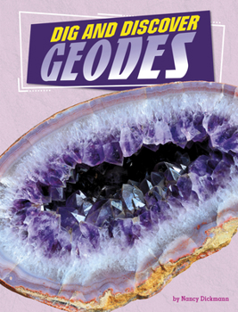 Paperback Dig and Discover Geodes Book