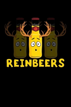 Reinbeers: Christmas Notebook | Funny Xmas Pun Sayings Santa Claus Winter Deals Holiday Season Mini Notepad Funny Xmas Humor Gift College Ruled (6"X9")