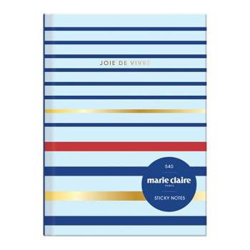 Notebook Marie Claire-Joie de Vivre Sticky Notes Hardcover Book