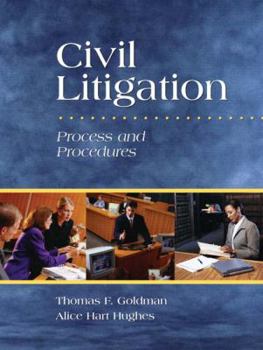 Hardcover Civil Litigation: Process and Procedures [With DVD] Book
