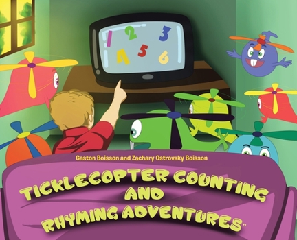 Hardcover Ticklecopter Counting & Rhyming Adventures Book