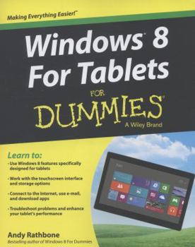 Paperback Windows 8 for Tablets for Dummies Book
