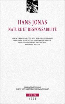 Paperback Hans Jonas: Nature Et Responsabilite [French] Book