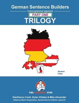 Paperback German Sentence Builder TRILOGY - Part 1 [German] Book