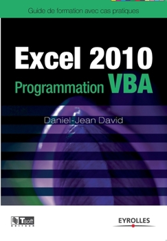 Paperback Excel 2010 Programmation VBA [French] Book