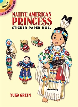 Paperback Native American Princess Sticker Paper Doll Book