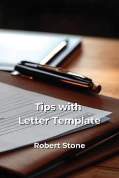 Paperback Tips with letter template Book