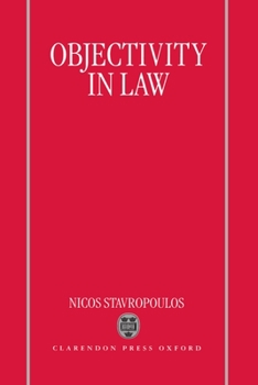 Hardcover Objectivity in Law Book