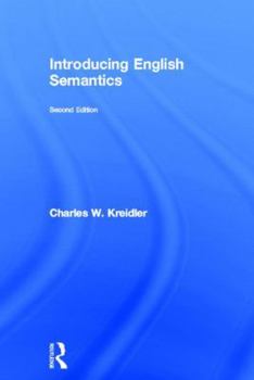 Hardcover Introducing English Semantics Book