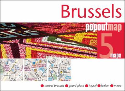 Map Brussels Popout Map Book
