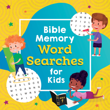 Paperback Bible Memory Word Searches for Kids Book