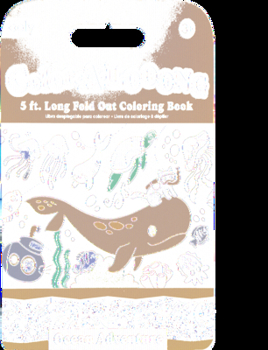 Paperback Color-A-Looong 5' Fold Out Kids Coloring Book (Ocean Adventure) (Multilingual Edition) [Multilingual] Book