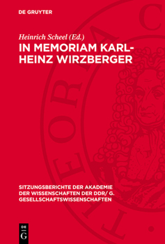 In Memoriam Karl-Heinz Wirzberger