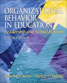 Hardcover Organizational Behavior in Education: Leadership and School Reform Book