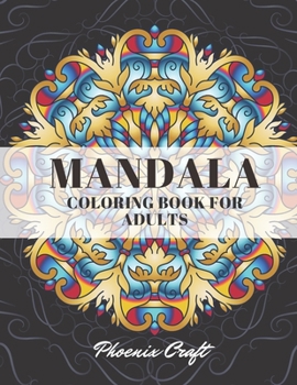 Paperback Mandala Coloring Book For Adults: Mandalas for Stress Relief and Relaxation or Gift Book