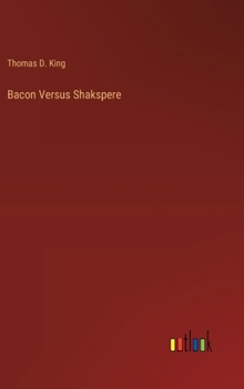 Hardcover Bacon Versus Shakspere Book