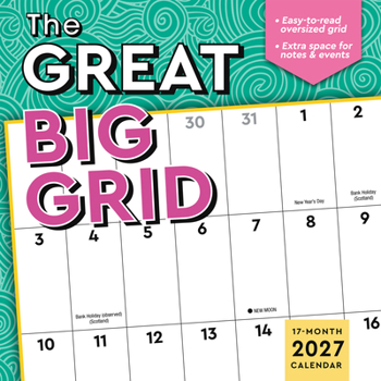 Calendar The Great Big Grid Book