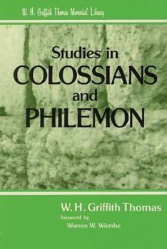 Paperback Studies in Colossians and Philemon Book