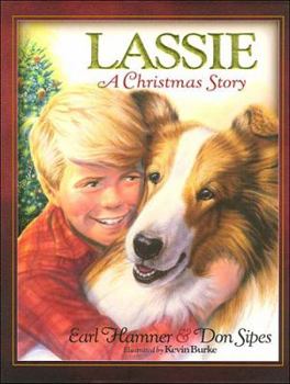 Hardcover Lassie, a Christmas Story Book