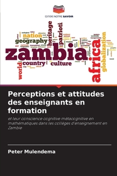 Paperback Perceptions et attitudes des enseignants en formation [French] Book