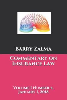 Paperback Commentary on Insurance Law: Volume I Number 4 January 1, 2018 Book