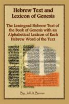 Paperback Hebrew Text and Lexicon of Genesis Book