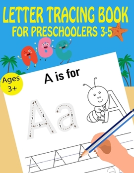 Paperback Letter Tracing Book For Preschoolers 3-5 Book