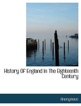 Paperback History of England in the Eighteenth Century Book