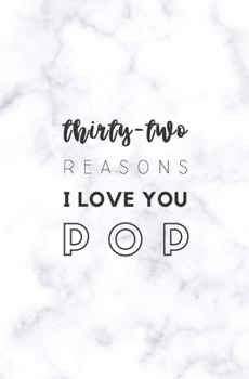 Paperback 32 Reasons I Love You Pop: Fill In Prompted Marble Memory Book