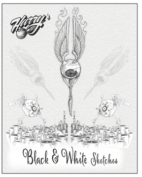 Paperback Harry's Black & White Sketches Book