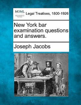 Paperback New York bar examination questions and answers. Book
