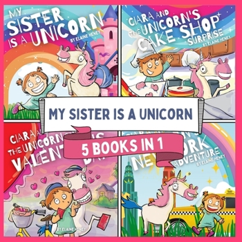 Paperback My Sister is a Unicorn - the 5 in 1 book series. The educational unicorn story read aloud picture books for girls and boys age 2-6. Book