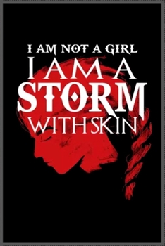 im not a girli am a storm with skin feminism: Notebook Journal for Kids with more than 100 lined page - Composition Size (6*9)