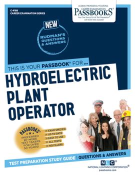 Paperback Hydroelectric Plant Operator (C-4188): Passbooks Study Guidevolume 4188 Book