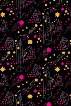 Paperback Tarot journal: A daily reading tracker and notebook: Track your 3 card draw, question, interpretation, notes: Astral pattern cover de Book