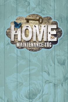 Paperback Home Maintenance Log: New Homeowner 6 x 9 Repair Tracker Vintage Style Home Upkeep Notebook Book