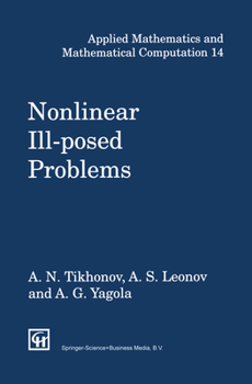 Paperback Nonlinear Ill-Posed Problems Book