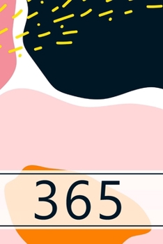 365: 1 year journal. Page a day. Blank pages. Brainstorm, write, plan, draw, doodle, be creative, Enjoy! 6.0" x 9.0" (Portable). (Graphic design, Memphis pattern. Soft matte cover).