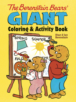 Paperback The Berenstain Bears' Giant Coloring and Activity Book