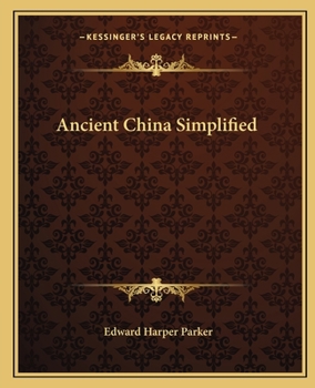 Paperback Ancient China Simplified Book